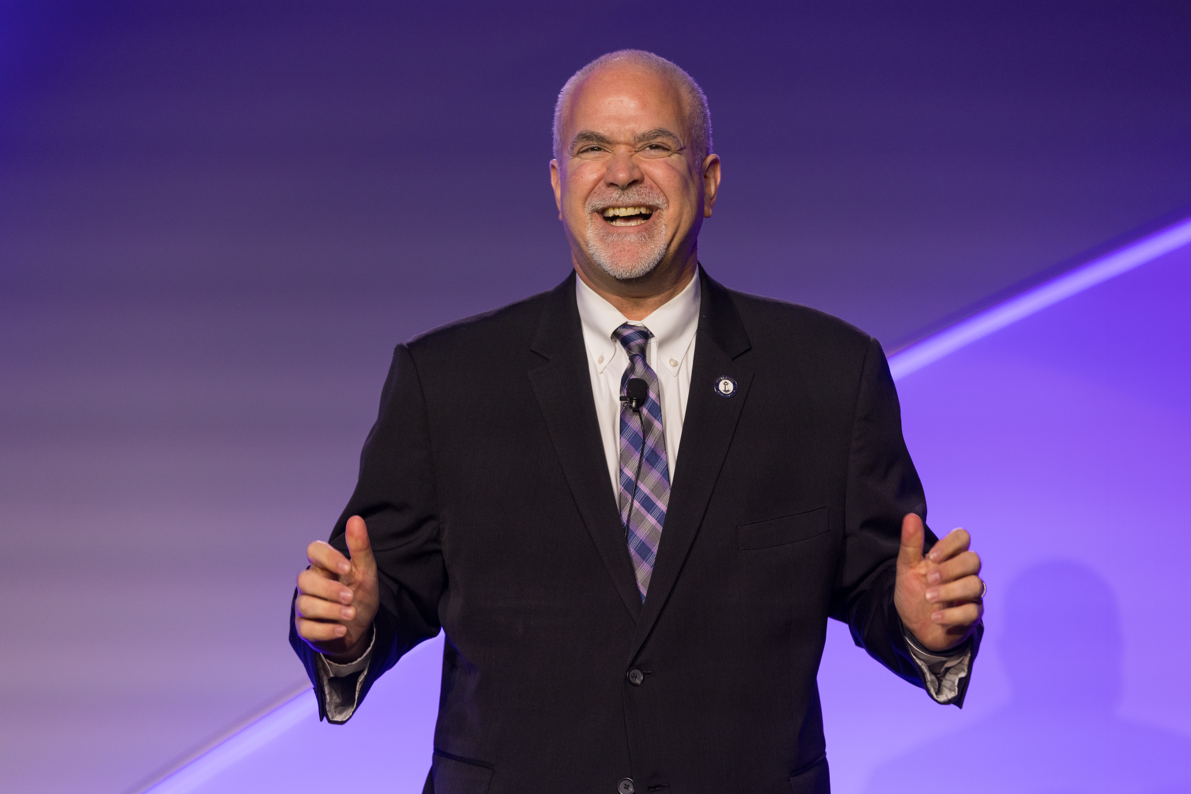 Conference keynote presenter Michael Lubelfeld