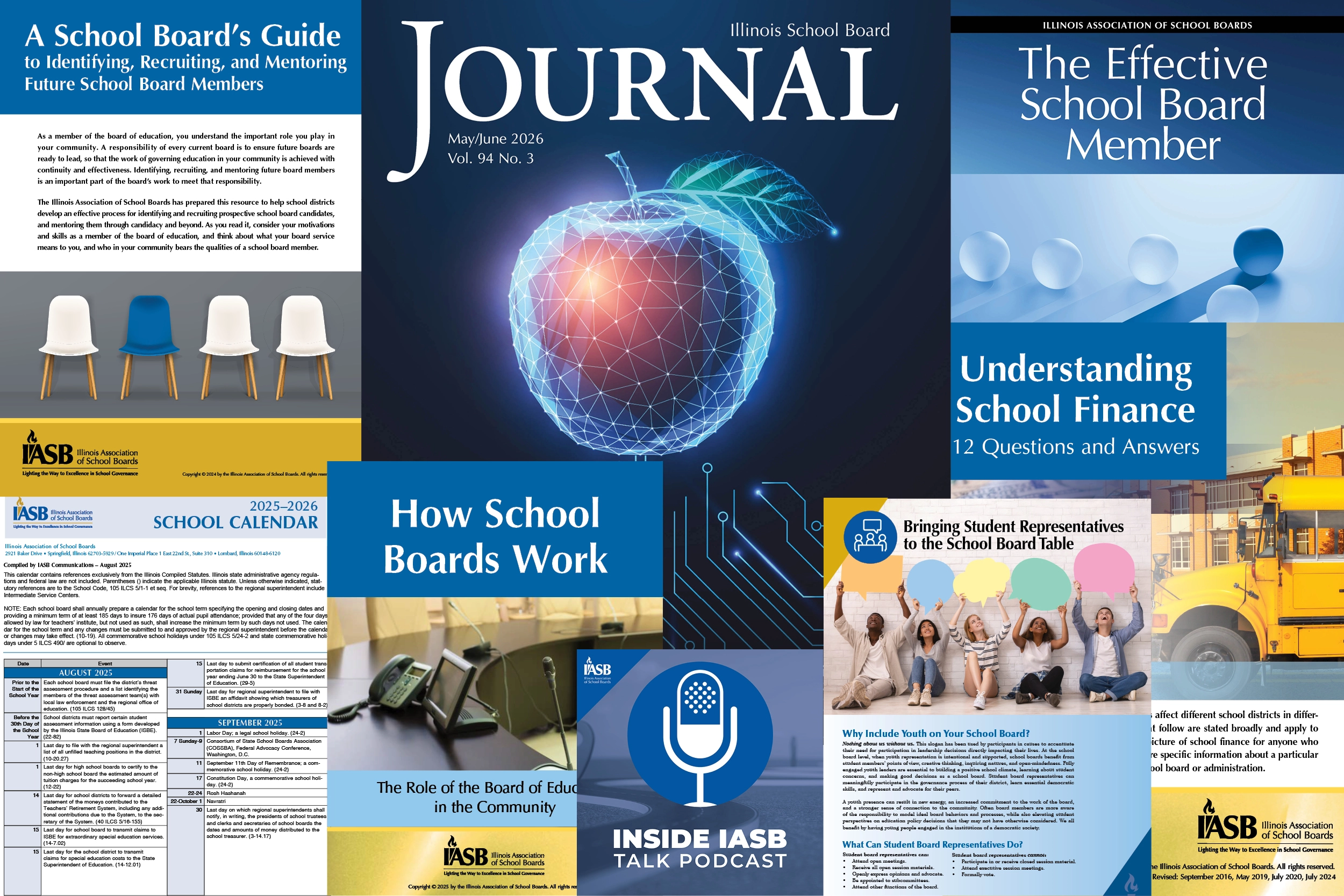 Collage of IASB Publications