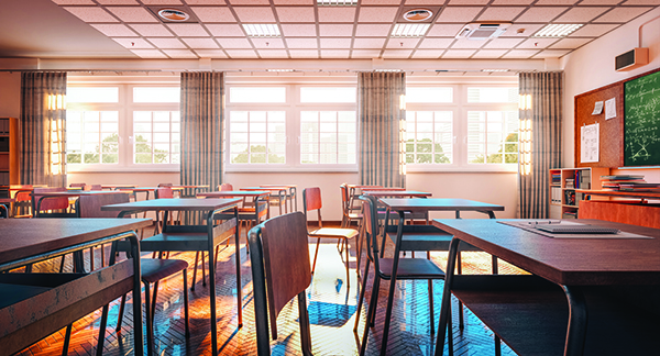 Empty classroom educator shortage